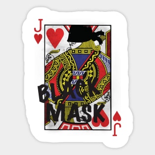 Who is the Black Mask? Sticker